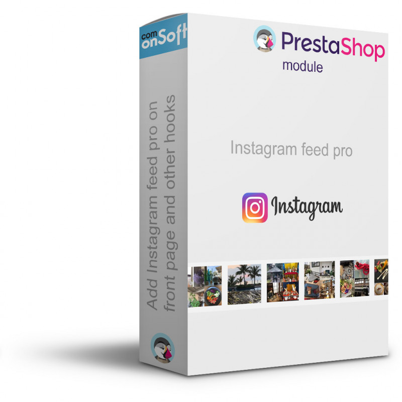 Module Prestashop Bloc Photo et video Instagram