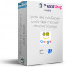 Module Prestashop avis Google Business sur la page d'accueil