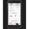 ejemplo de visualización de marcas en la página de inicio de Prestashop con slider en formato móvil