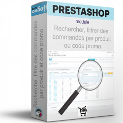 Module Prestashop retrouver les commandes par produits / code promo