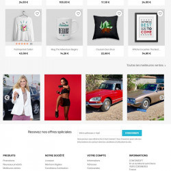 Module Prestashop gratuit affiche les photos Instagram sur la page d'accueil