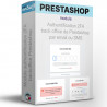 Addons module Prestashop pour authentification 2FA du back office