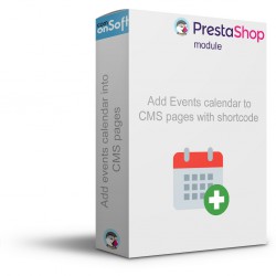 Prestashop module Calendar of events for CMS pages